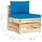 vidaXL 10-tlg. Garten-Lounge-Set mit Kissen Grün Imprägniertes Holz vidaXL 10-tlg. Garten-Lounge-Set mit Kissen Grün Imprägniertes Holz