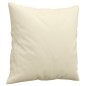 vidaXL 2-Sitzer-Sofa mit Zierkissen Creme 140 cm Kunstleder vidaXL 2-Sitzer-Sofa mit Zierkissen Creme 140 cm Kunstleder