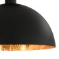 vidaXL Deckenleuchten 2 Stk. Schwarz und Gold Halbkugelförmig E27 vidaXL Deckenleuchten 2 Stk. Schwarz und Gold Halbkugelförmig E27