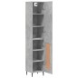 Highboard Betongrau 34,5x34x180 cm Holzwerkstoff Highboard Betongrau 34,5x34x180 cm Holzwerkstoff