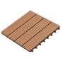 vidaXL 22 Stk. Terrassenfliesen 30 x 30 cm 2 qm WPC Braun vidaXL 22 Stk. Terrassenfliesen 30 x 30 cm 2 qm WPC Braun