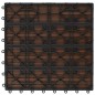vidaXL 22 Stk. Terrassenfliesen 30 x 30 cm 2 qm WPC Braun vidaXL 22 Stk. Terrassenfliesen 30 x 30 cm 2 qm WPC Braun