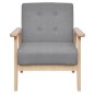 vidaXL Sofa-Set 2-tlg. Stoff Hellgrau vidaXL Sofa-Set 2-tlg. Stoff Hellgrau