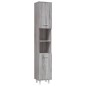 vidaXL 4-tlg. Badmöbel-Set Grau Sonoma Holzwerkstoff vidaXL 4-tlg. Badmöbel-Set Grau Sonoma Holzwerkstoff