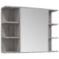 vidaXL 4-tlg. Badmöbel-Set Grau Sonoma Holzwerkstoff vidaXL 4-tlg. Badmöbel-Set Grau Sonoma Holzwerkstoff