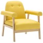 vidaXL Sessel Gelb Stoff vidaXL Sessel Gelb Stoff