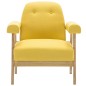 vidaXL Sessel Gelb Stoff vidaXL Sessel Gelb Stoff