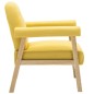 vidaXL Sessel Gelb Stoff vidaXL Sessel Gelb Stoff