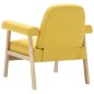 vidaXL Sessel Gelb Stoff vidaXL Sessel Gelb Stoff