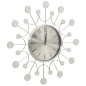 vidaXL Wanduhr Silbern 40 cm Metall vidaXL Wanduhr Silbern 40 cm Metall