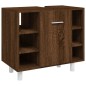 vidaXL 4-tlg. Badmöbel-Set Braun Eichen-Optik Holzwerkstoff vidaXL 4-tlg. Badmöbel-Set Braun Eichen-Optik Holzwerkstoff