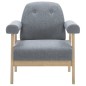 vidaXL Sessel Hellgrau Stoff vidaXL Sessel Hellgrau Stoff