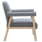 vidaXL Sessel Hellgrau Stoff vidaXL Sessel Hellgrau Stoff