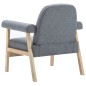 vidaXL Sessel Hellgrau Stoff vidaXL Sessel Hellgrau Stoff