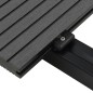 vidaXL WPC Massive Terrassendielen mit Zubehör 10 m² 4 m Grau vidaXL WPC Massive Terrassendielen mit Zubehör 10 m² 4 m Grau