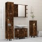 vidaXL 4-tlg. Badmöbel-Set Räuchereiche Holzwerkstoff vidaXL 4-tlg. Badmöbel-Set Räuchereiche Holzwerkstoff