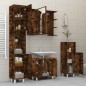 vidaXL 4-tlg. Badmöbel-Set Räuchereiche Holzwerkstoff vidaXL 4-tlg. Badmöbel-Set Räuchereiche Holzwerkstoff