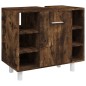 vidaXL 4-tlg. Badmöbel-Set Räuchereiche Holzwerkstoff vidaXL 4-tlg. Badmöbel-Set Räuchereiche Holzwerkstoff