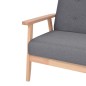 vidaXL Sofa-Set 2-tlg. Stoff Dunkelgrau vidaXL Sofa-Set 2-tlg. Stoff Dunkelgrau