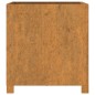 vidaXL Pflanzkübel mit Beinen Rostig 49x47x50 cm Cortenstahl vidaXL Pflanzkübel mit Beinen Rostig 49x47x50 cm Cortenstahl