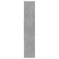 vidaXL Bücherregal Betongrau 60x35x180 cm Holzwerkstoff vidaXL Bücherregal Betongrau 60x35x180 cm Holzwerkstoff