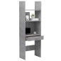 vidaXL Bücherregal Betongrau 60x35x180 cm Holzwerkstoff vidaXL Bücherregal Betongrau 60x35x180 cm Holzwerkstoff