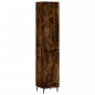 Highboard Räuchereiche 34,5x34x180 cm Holzwerkstoff Highboard Räuchereiche 34,5x34x180 cm Holzwerkstoff