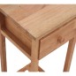 vidaXL Beistelltisch mit Schublade 25x25x60 cm Massivholz Nussbaum 