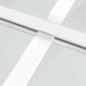 vidaXL Schiebetür ESG-Mattglas und Aluminium 90x205 cm Weiß vidaXL Schiebetür ESG-Mattglas und Aluminium 90x205 cm Weiß