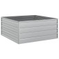 vidaXL Garten-Hochbeet 100x100x45 cm Verzinkter Stahl Silber vidaXL Garten-Hochbeet 100x100x45 cm Verzinkter Stahl Silber