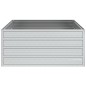 vidaXL Garten-Hochbeet 100x100x45 cm Verzinkter Stahl Silber vidaXL Garten-Hochbeet 100x100x45 cm Verzinkter Stahl Silber