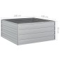 vidaXL Garten-Hochbeet 100x100x45 cm Verzinkter Stahl Silber vidaXL Garten-Hochbeet 100x100x45 cm Verzinkter Stahl Silber