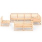 vidaXL 8-tlg. Garten-Lounge-Set Massivholz Kiefer vidaXL 8-tlg. Garten-Lounge-Set Massivholz Kiefer