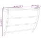 vidaXL Handtuchhalter 60x25,5x49 cm Massivholz Nussbaum vidaXL Handtuchhalter 60x25,5x49 cm Massivholz Nussbaum
