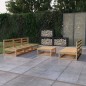 vidaXL 6-tlg. Garten-Lounge-Set Massivholz Kiefer vidaXL 6-tlg. Garten-Lounge-Set Massivholz Kiefer