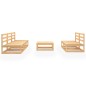 vidaXL 6-tlg. Garten-Lounge-Set Massivholz Kiefer vidaXL 6-tlg. Garten-Lounge-Set Massivholz Kiefer