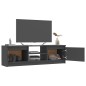 vidaXL TV-Schrank Grau 120×30×35,5 cm Holzwerkstoff vidaXL TV-Schrank Grau 120×30×35,5 cm Holzwerkstoff