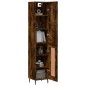 Highboard Räuchereiche 34,5x34x180 cm Holzwerkstoff Highboard Räuchereiche 34,5x34x180 cm Holzwerkstoff