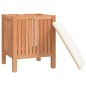 vidaXL Badhocker 40,5x40x52 cm Massivholz Nussbaum vidaXL Badhocker 40,5x40x52 cm Massivholz Nussbaum