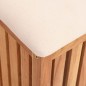 vidaXL Badhocker 40,5x40x52 cm Massivholz Nussbaum vidaXL Badhocker 40,5x40x52 cm Massivholz Nussbaum