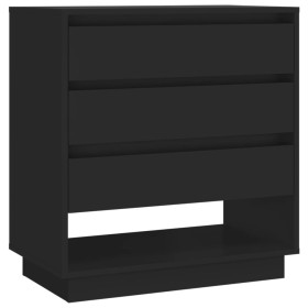 vidaXL Sideboard Schwarz 70x41x75 cm Holzwerkstoff