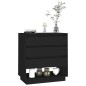 vidaXL Sideboard Schwarz 70x41x75 cm Holzwerkstoff vidaXL Sideboard Schwarz 70x41x75 cm Holzwerkstoff
