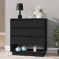 vidaXL Sideboard Schwarz 70x41x75 cm Holzwerkstoff vidaXL Sideboard Schwarz 70x41x75 cm Holzwerkstoff