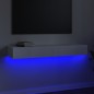 vidaXL TV-Schrank mit LED-Leuchten Hochglanz-Weiß 120x35x15,5 cm vidaXL TV-Schrank mit LED-Leuchten Hochglanz-Weiß 120x35x15,5 cm