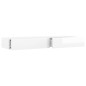 vidaXL TV-Schrank mit LED-Leuchten Hochglanz-Weiß 120x35x15,5 cm vidaXL TV-Schrank mit LED-Leuchten Hochglanz-Weiß 120x35x15,5 cm