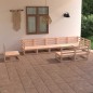 vidaXL 9-tlg. Garten-Lounge-Set Massivholz Kiefer vidaXL 9-tlg. Garten-Lounge-Set Massivholz Kiefer