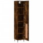 Highboard Räuchereiche 34,5x34x180 cm Holzwerkstoff Highboard Räuchereiche 34,5x34x180 cm Holzwerkstoff
