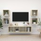 vidaXL 5-tlg. TV-Schrank-Set Sonoma-Eiche Holzwerkstoff vidaXL 5-tlg. TV-Schrank-Set Sonoma-Eiche Holzwerkstoff