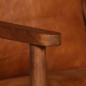 vidaXL 2-Sitzer-Sofa Echtleder Akazienholz Braun vidaXL 2-Sitzer-Sofa Echtleder Akazienholz Braun
