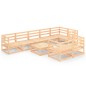 vidaXL 9-tlg. Garten-Lounge-Set Massivholz Kiefer vidaXL 9-tlg. Garten-Lounge-Set Massivholz Kiefer